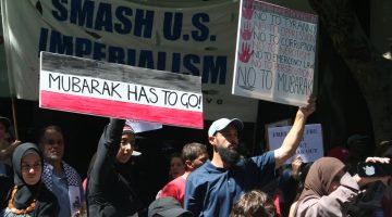 Egypt Uprising Solidarity protest Melbourne